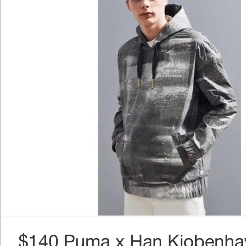 Men’s Puma Han Kjobenhavn hooded jacket like new